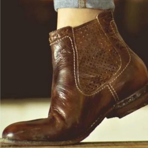 Bed Stu Baylene Teak Driftwood booties. Zip back.   Good condition. Size 6.5. - Picture 1 of 16
